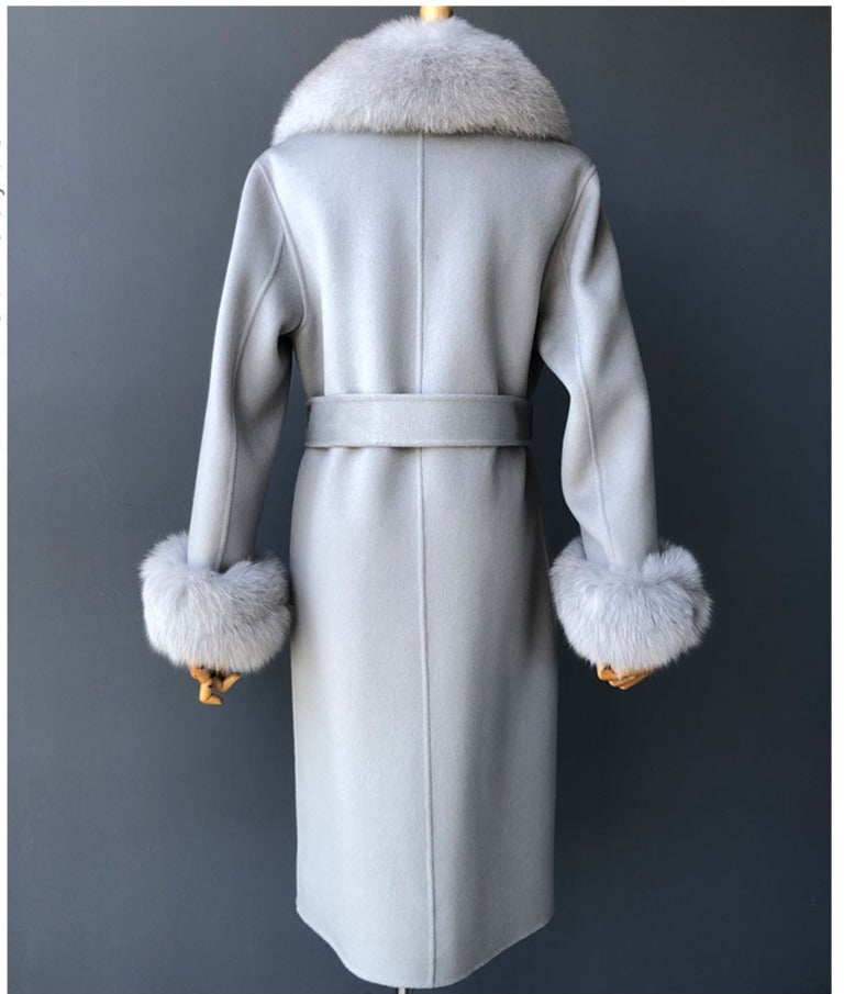 Kylah Cashmere Wool Coat