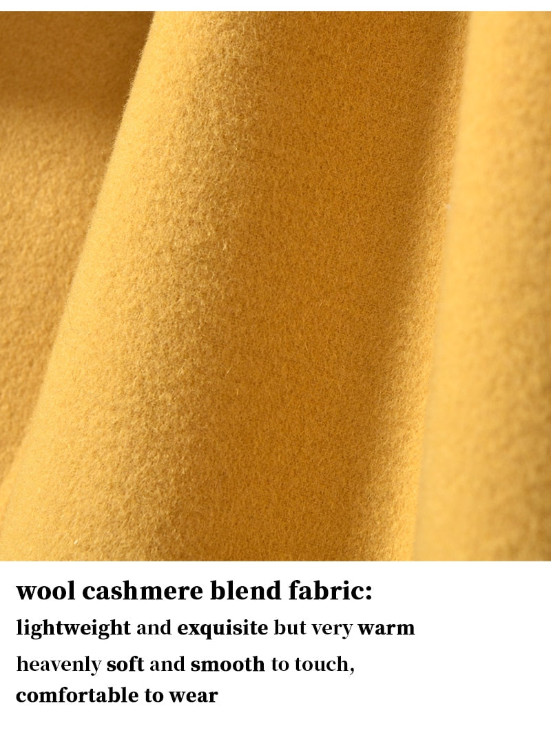 Kylah Cashmere Wool Coat