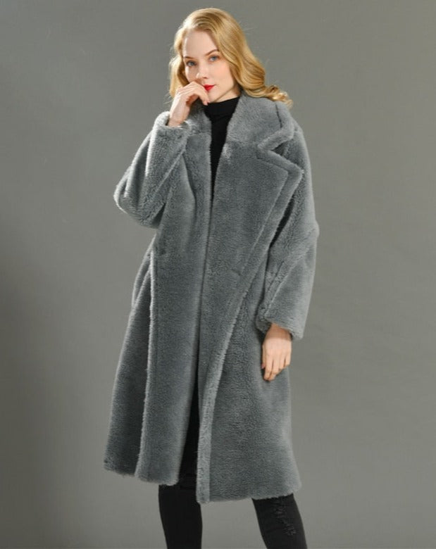 Real Wool Teddy Coat