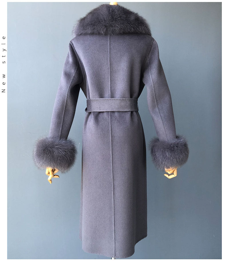 Kylah Cashmere Wool Coat