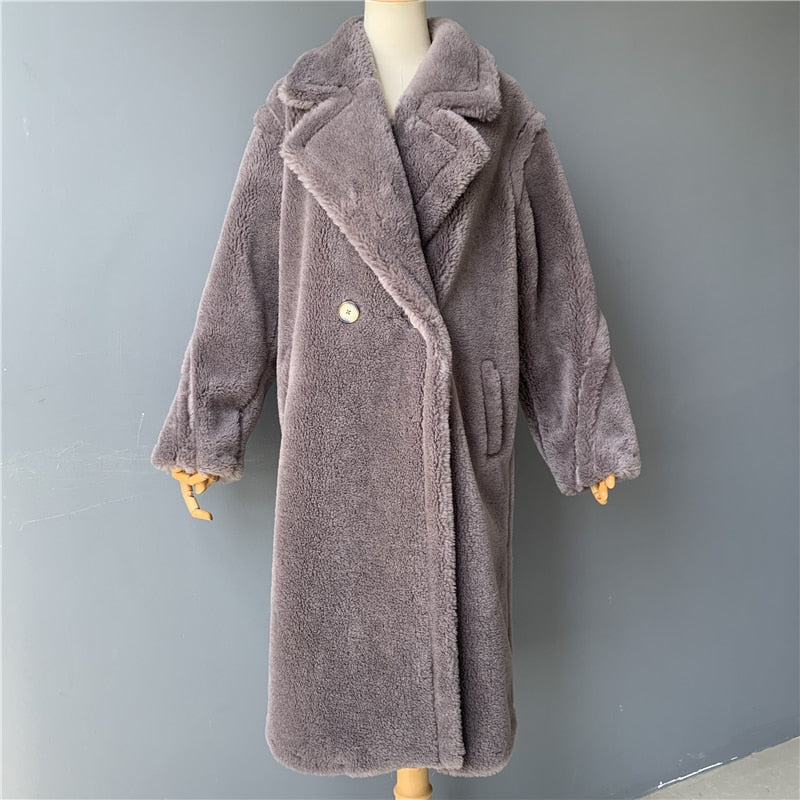 Real Wool Teddy Coat