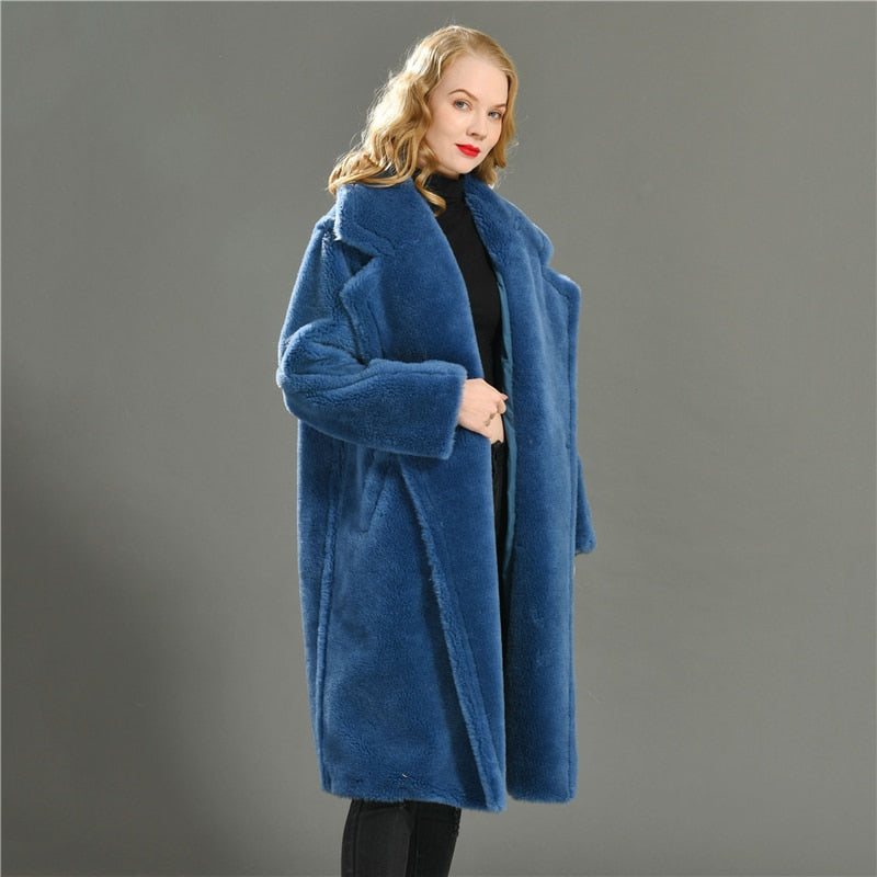 Real Wool Teddy Coat