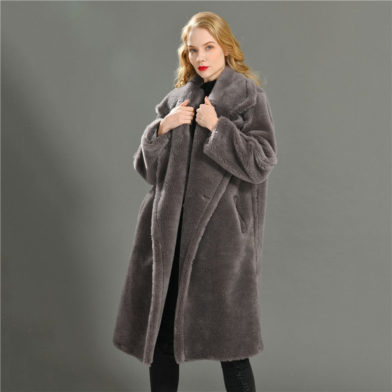 Real Wool Teddy Coat