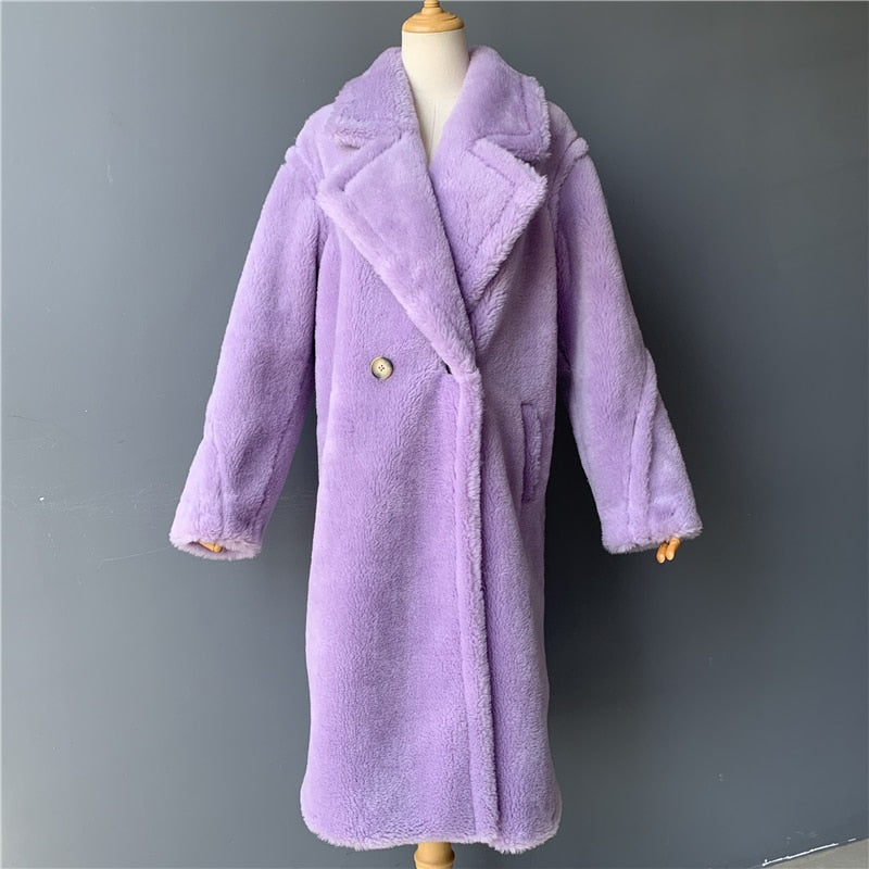 Real Wool Teddy Coat