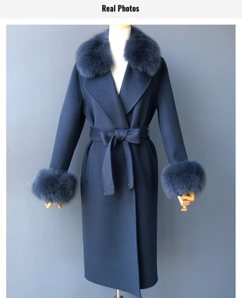 Kylah Cashmere Wool Coat