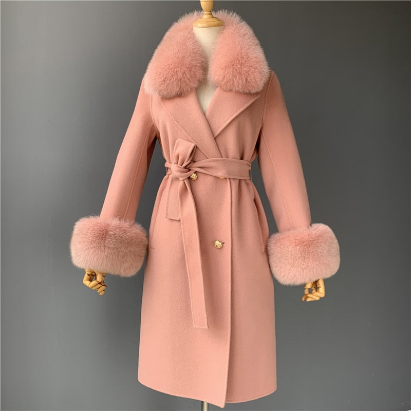 Kylah Cashmere Wool Coat