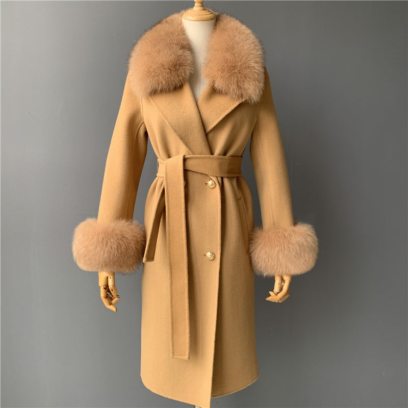 Kylah Cashmere Wool Coat