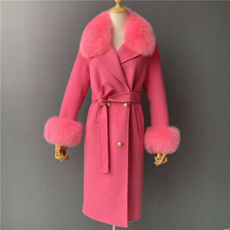 Kylah Cashmere Wool Coat