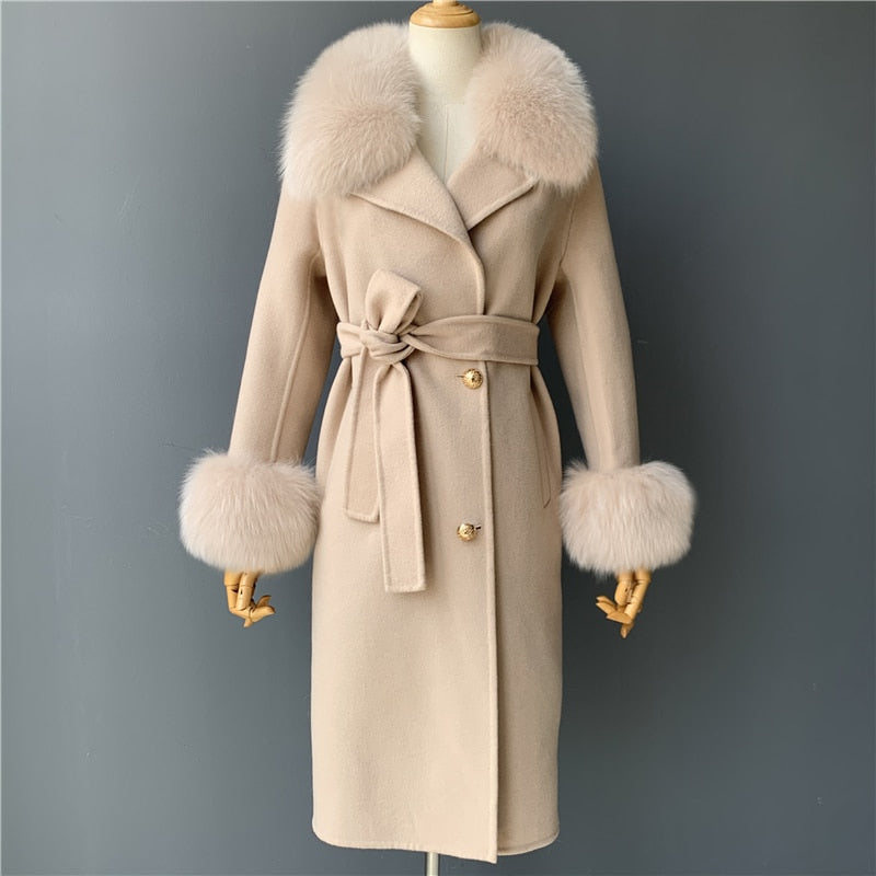 Kylah Cashmere Wool Coat