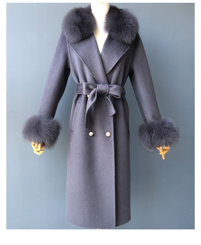 Kylah Cashmere Wool Coat