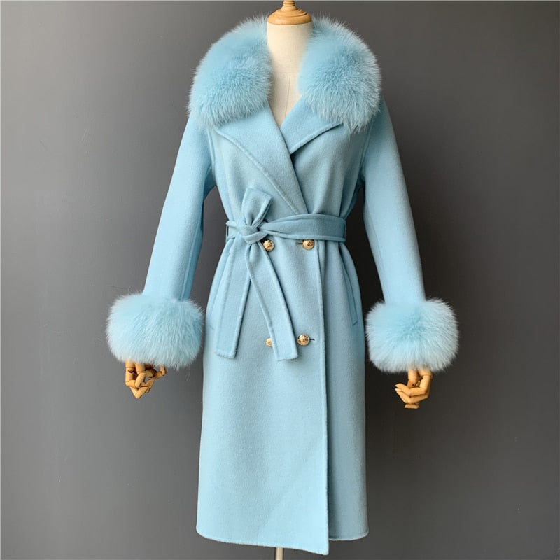 Kylah Cashmere Wool Coat