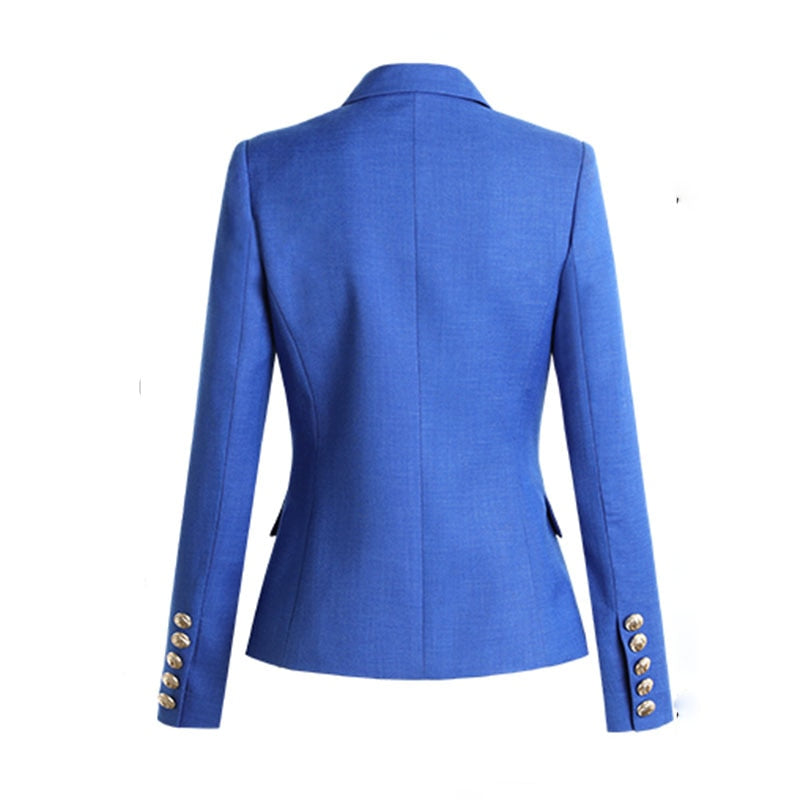 Blue Slim Fit Blazer