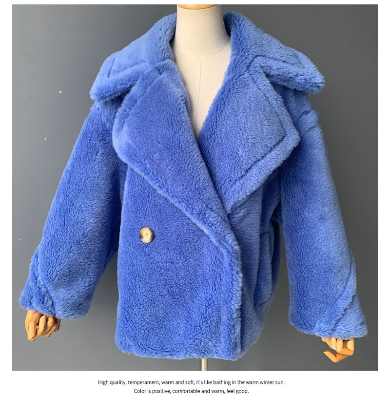 Real Wool Teddy Coat