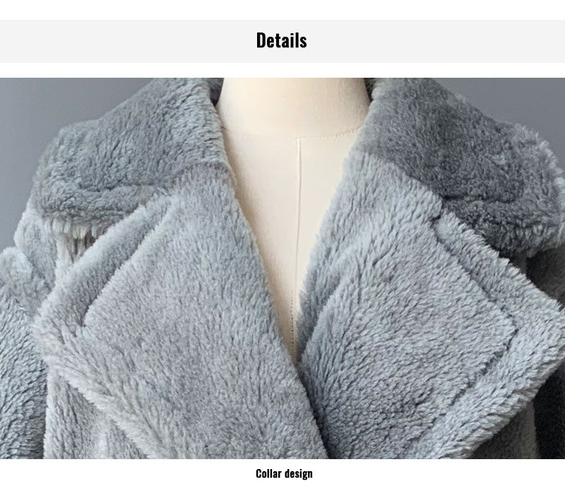 Real Wool Teddy Coat