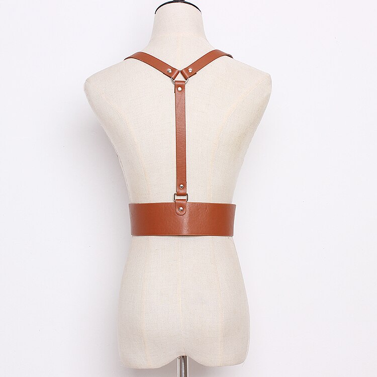 PU Leather Suspender Belt