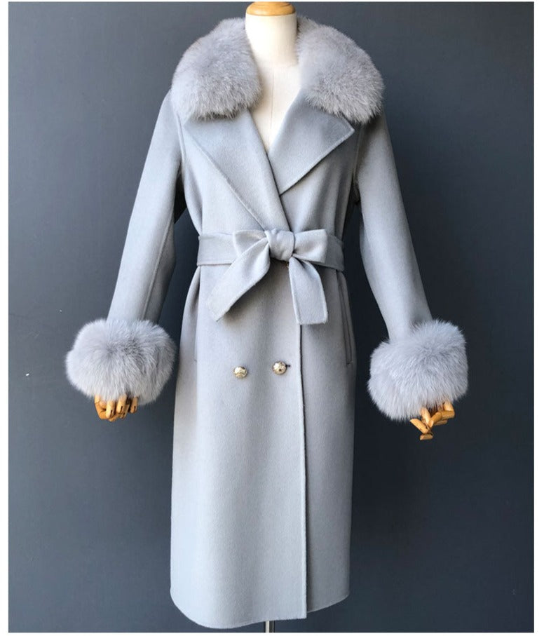 Kylah Cashmere Wool Coat