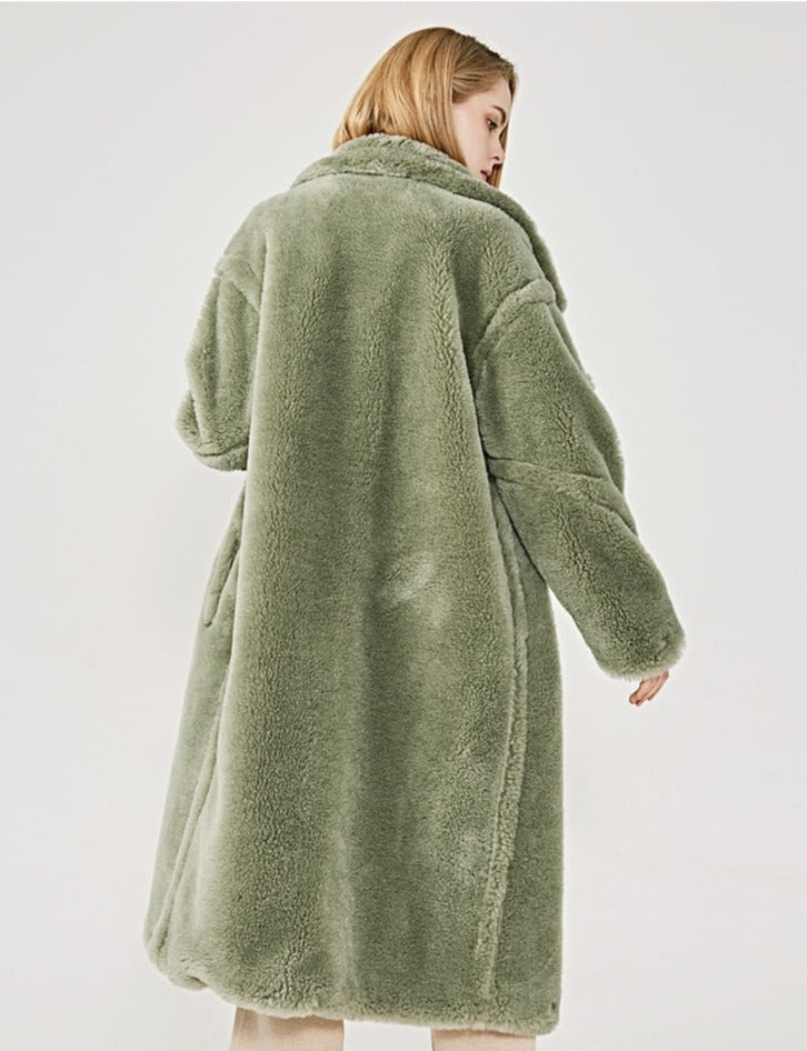 Real Wool Teddy Coat