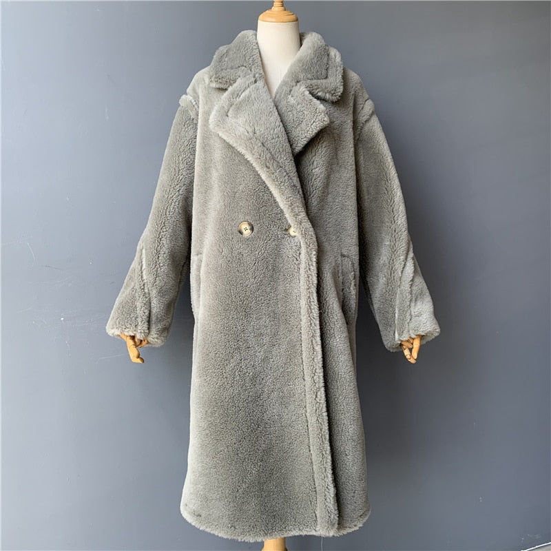 Real Wool Teddy Coat