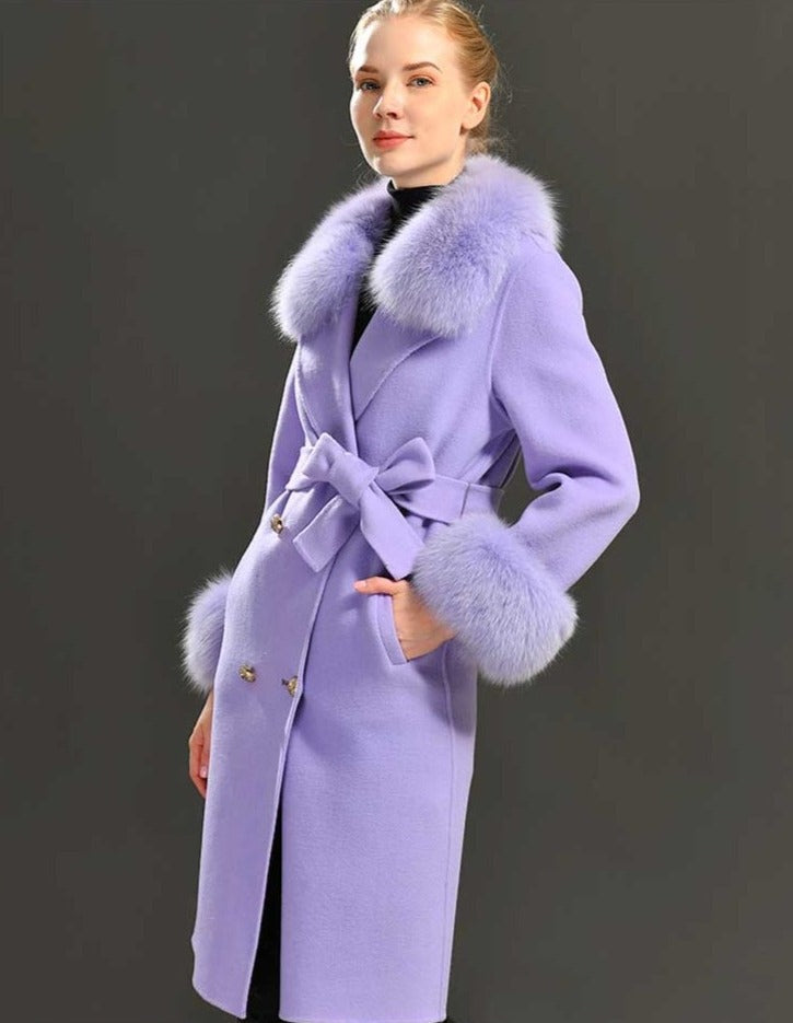 Kylah Cashmere Wool Coat