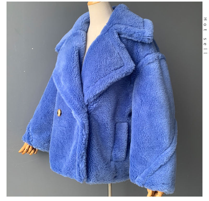 Real Wool Teddy Coat