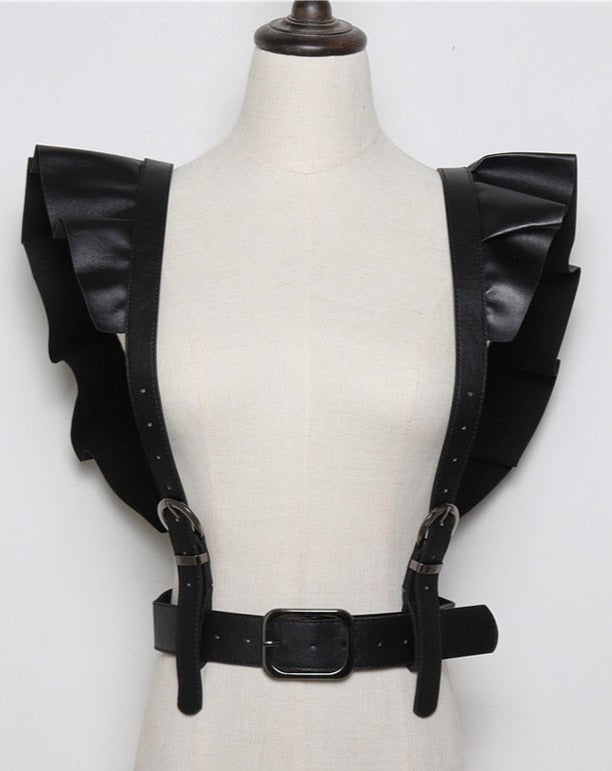 PU Leather Vest Belt