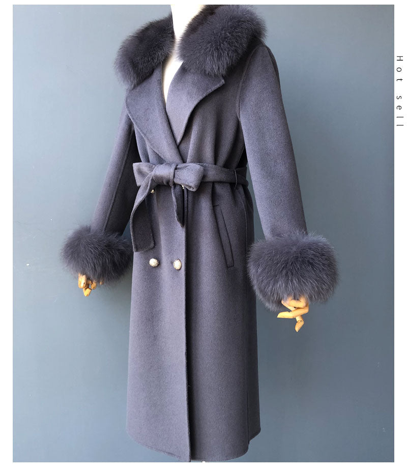 Kylah Cashmere Wool Coat