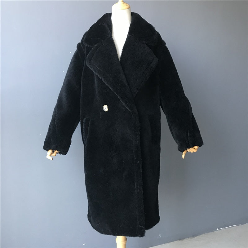 Real Wool Teddy Coat