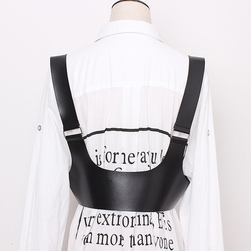 PU Leather Vest Belt