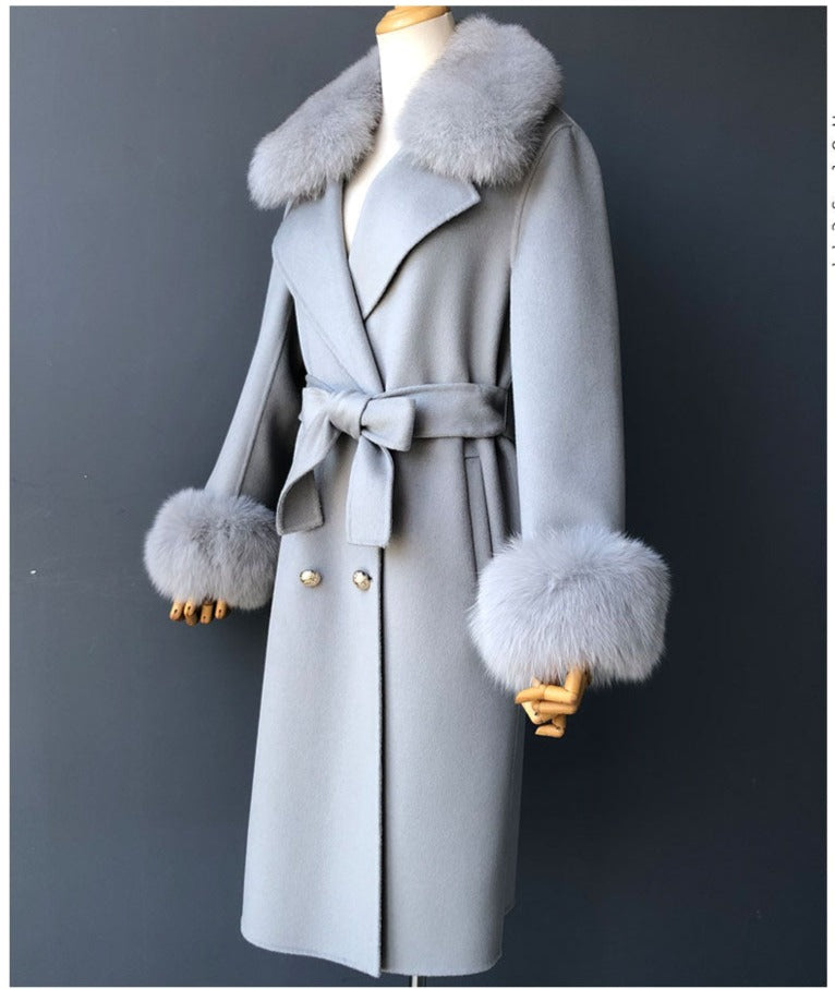 Kylah Cashmere Wool Coat