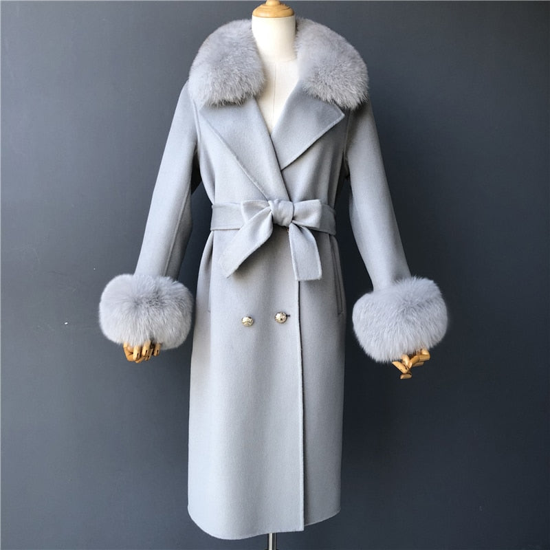 Kylah Cashmere Wool Coat