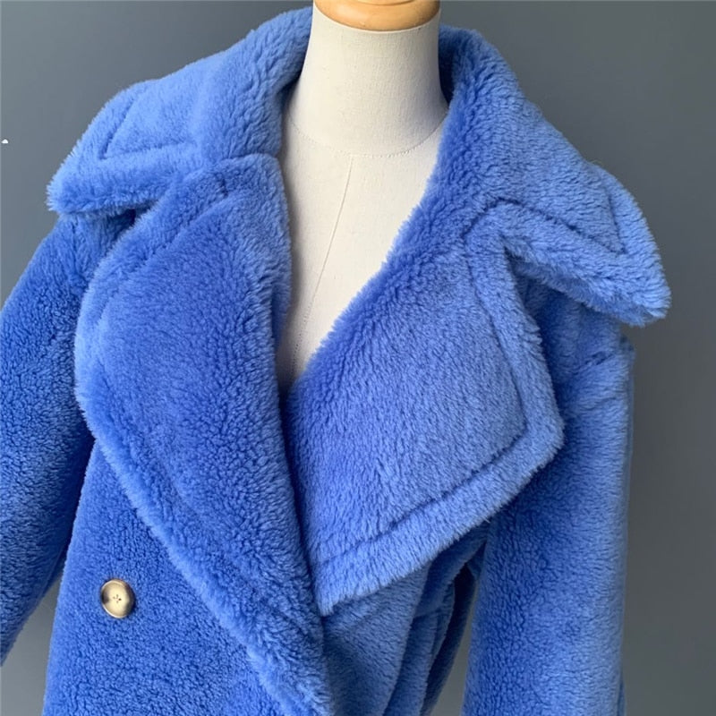 Real Wool Teddy Coat