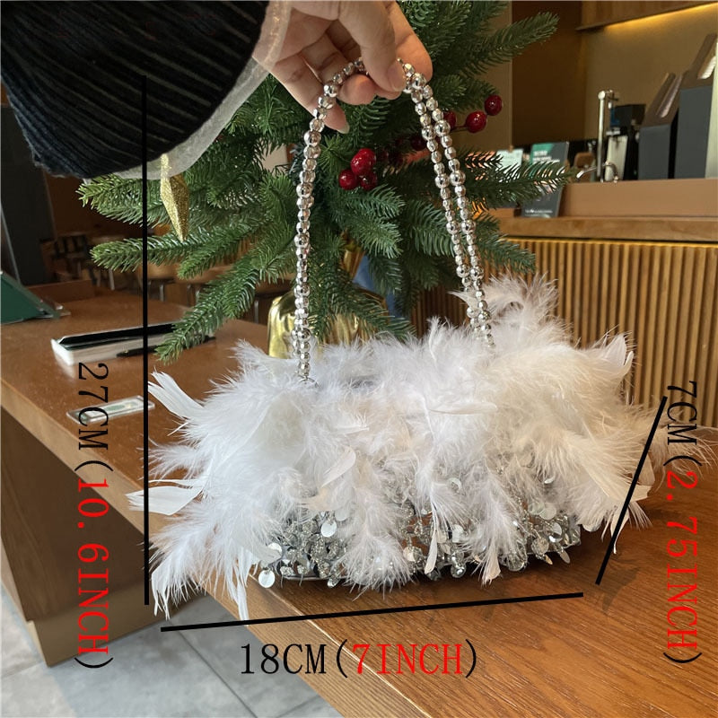 Feather Handbag