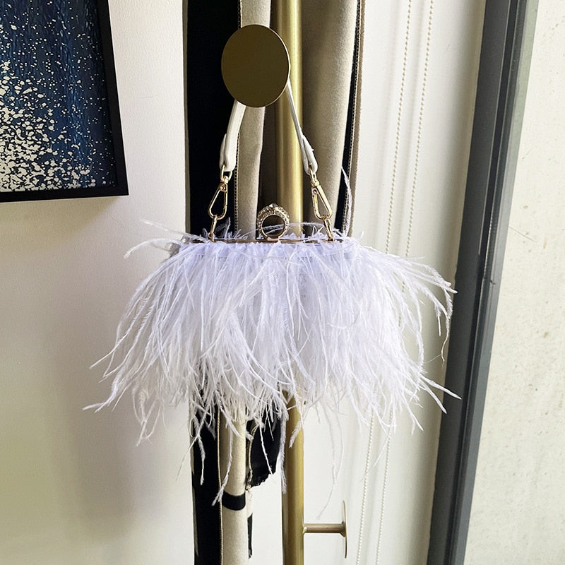 Feather Handbag