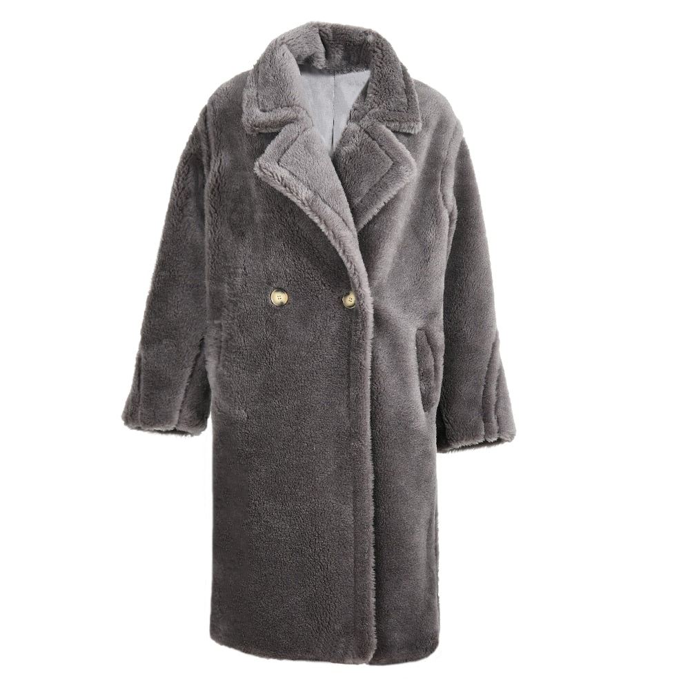 Real Wool Teddy Coat