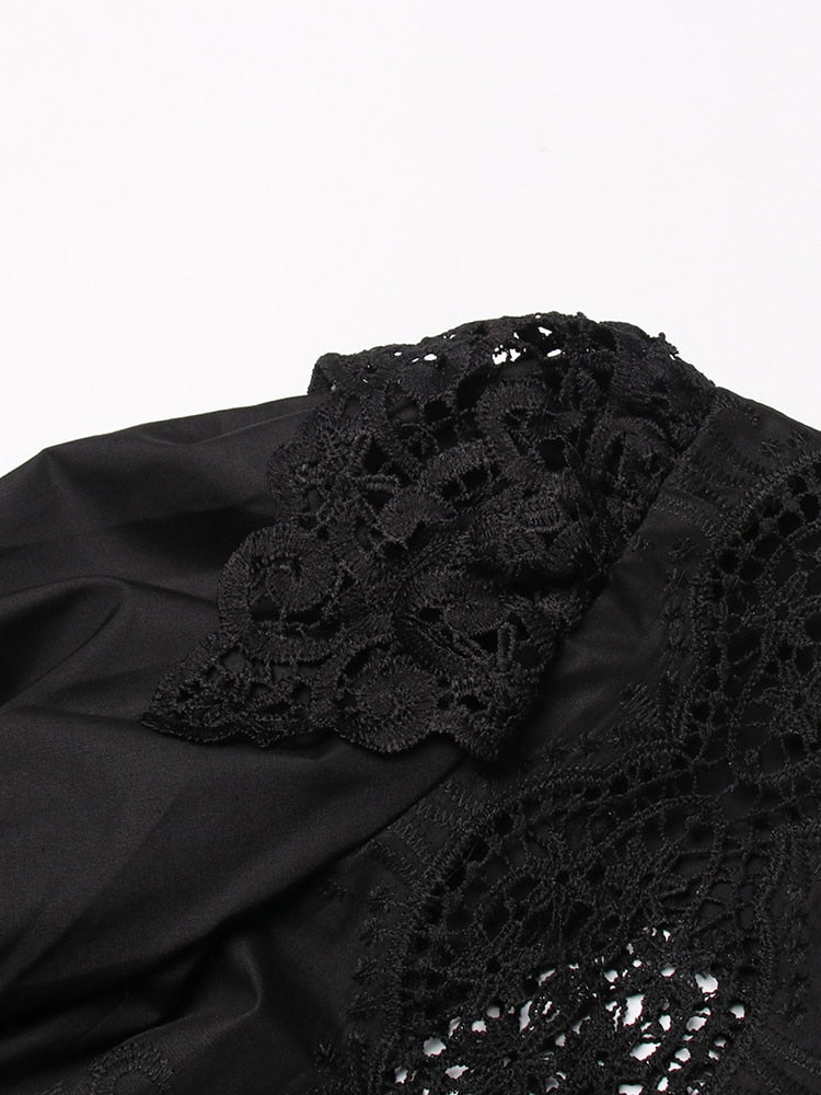 Embroidered Lace Dress