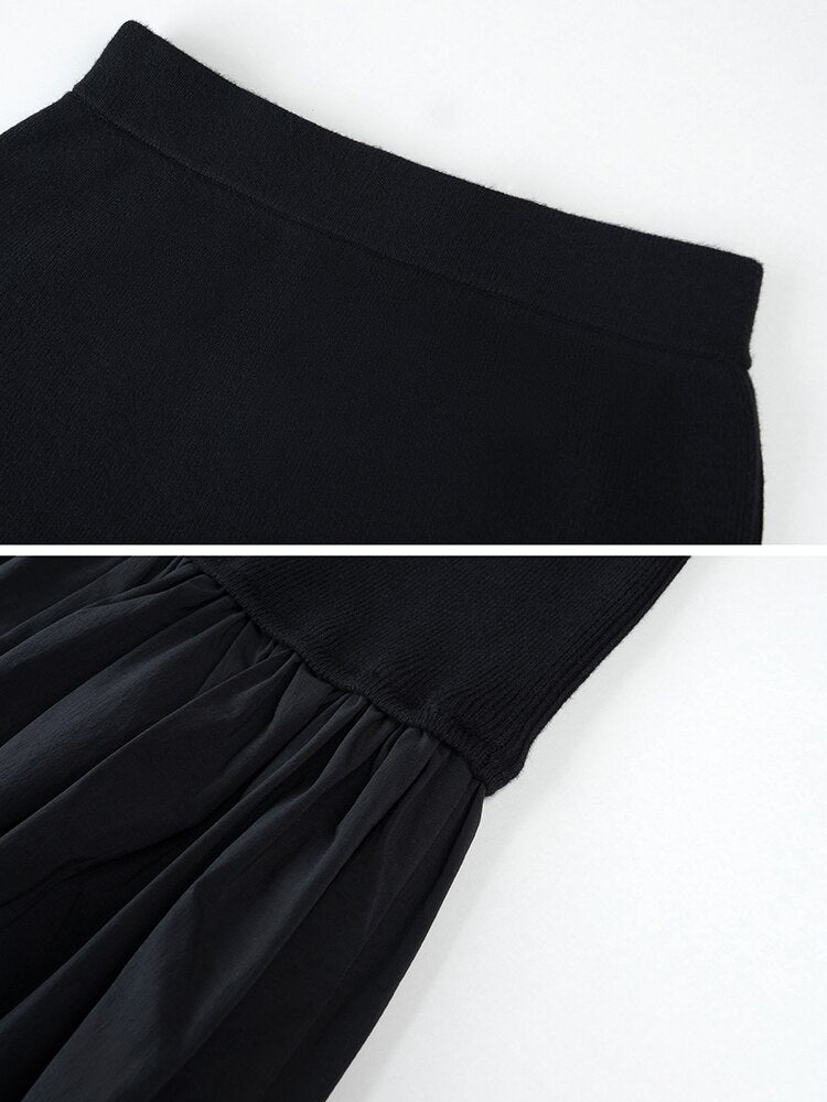 Black Midi Skirt