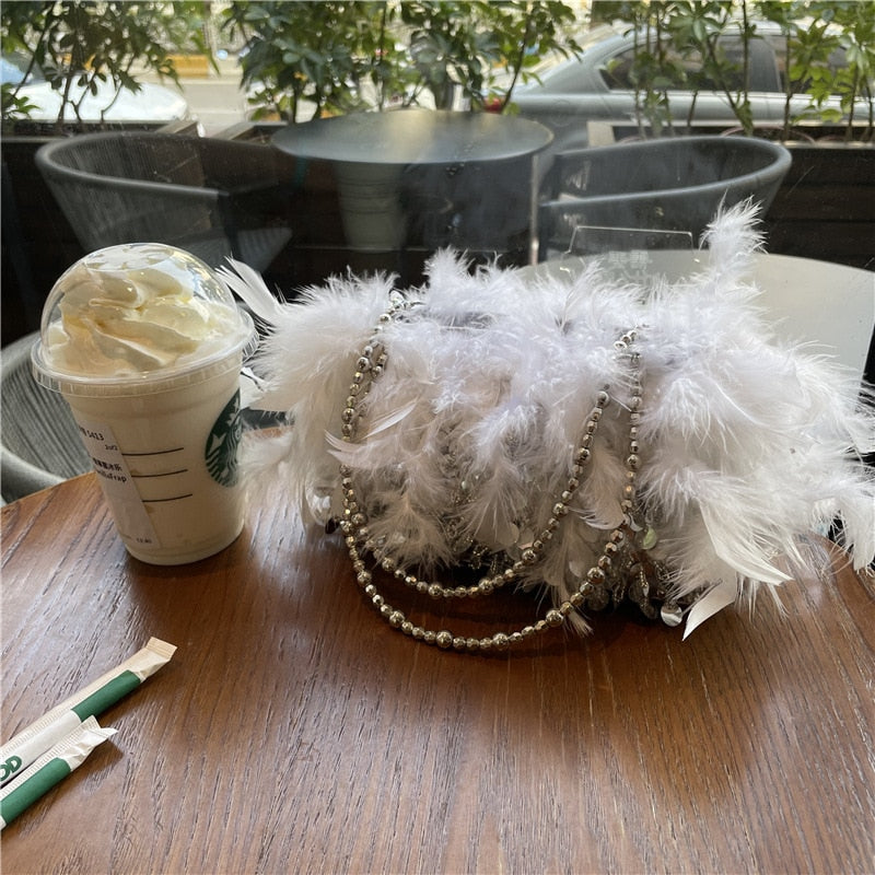 Feather Handbag