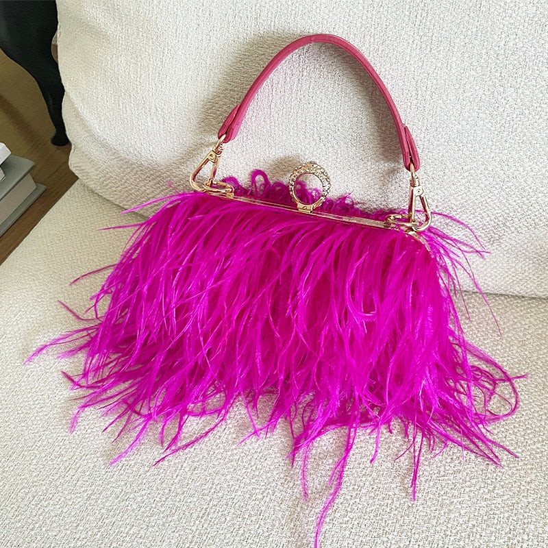 Feather Handbag