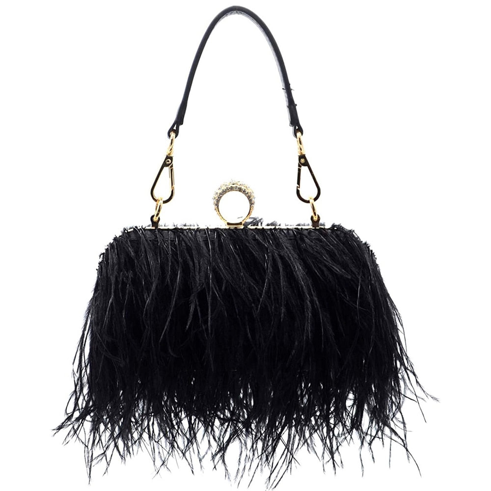 Feather Handbag