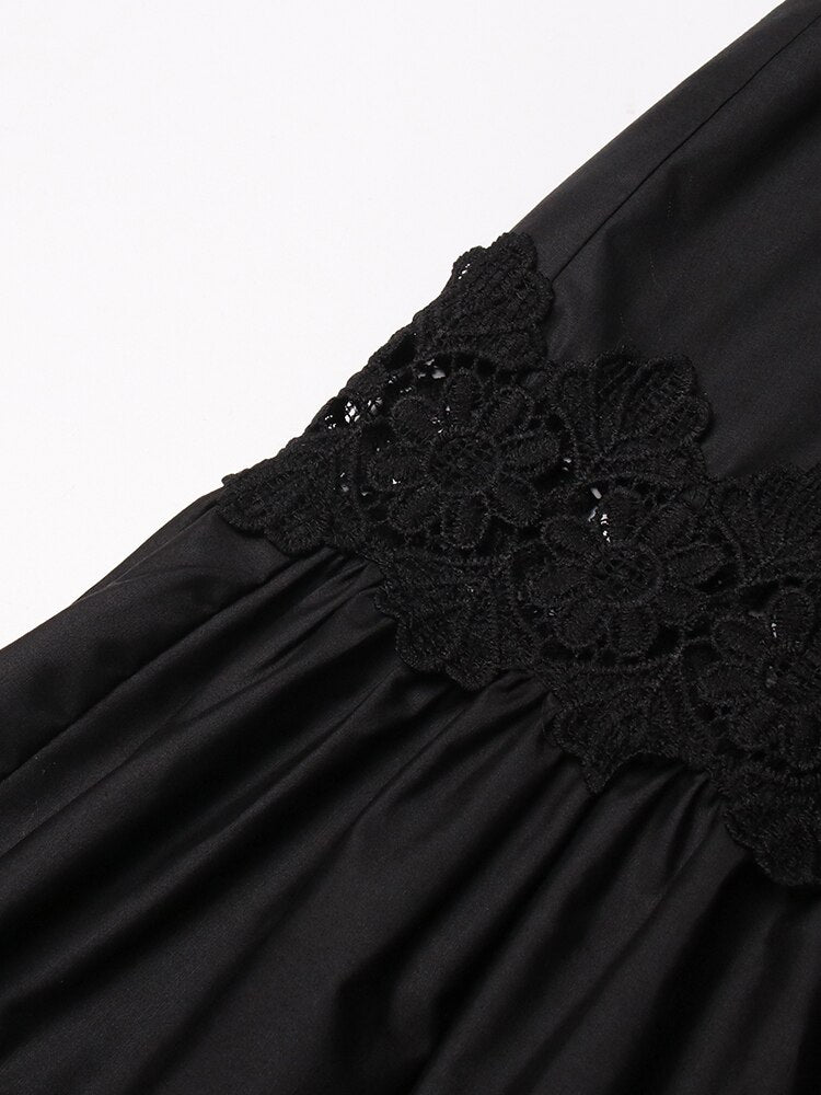 Embroidered Lace Dress