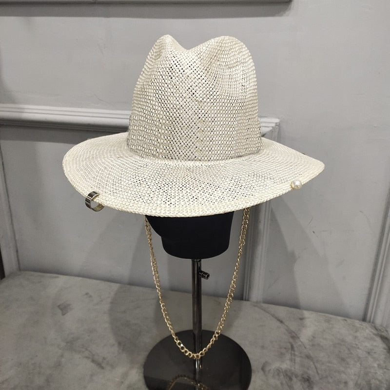 White Straw Hat