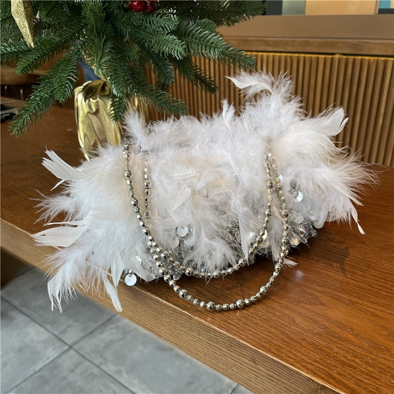 Feather Handbag