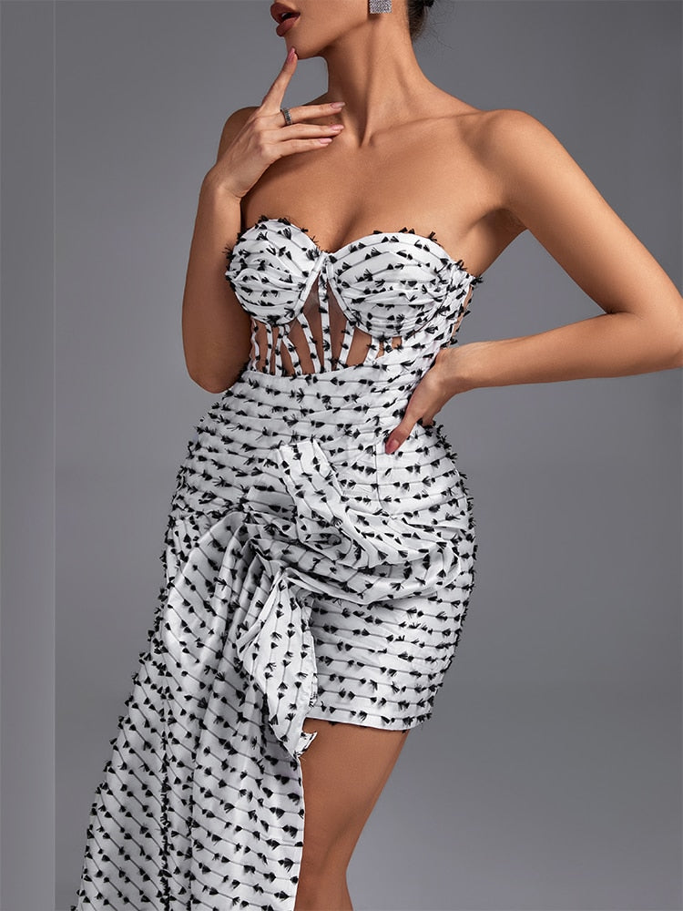 Strapless Cocktail Dress