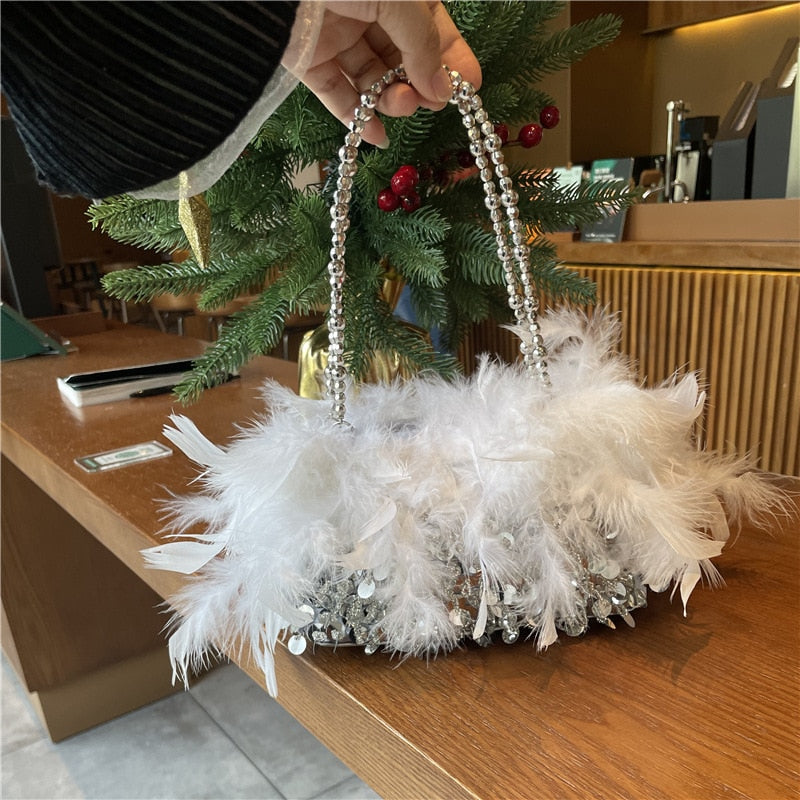 Feather Handbag | Shop Trendy Women's dresses online | Zalia Atelier