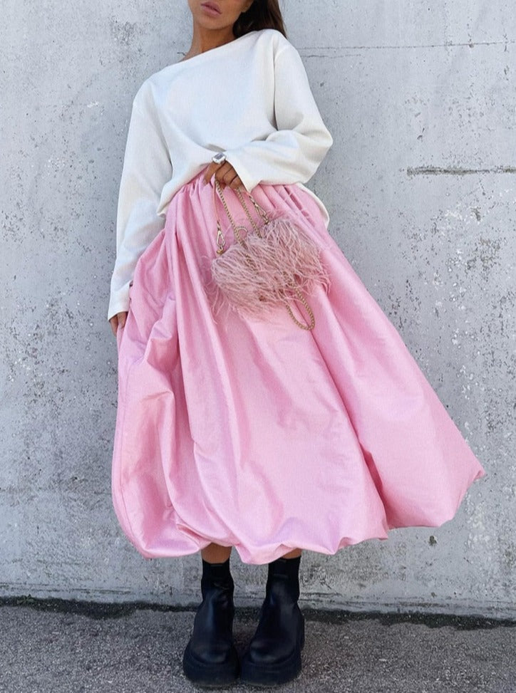 Pink Ball Gown Skirt