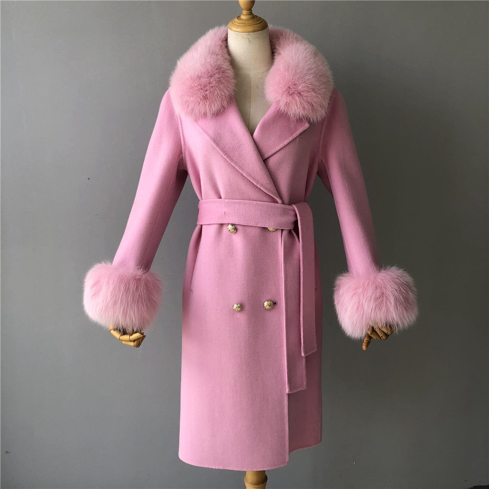 Kylah Cashmere Wool Coat