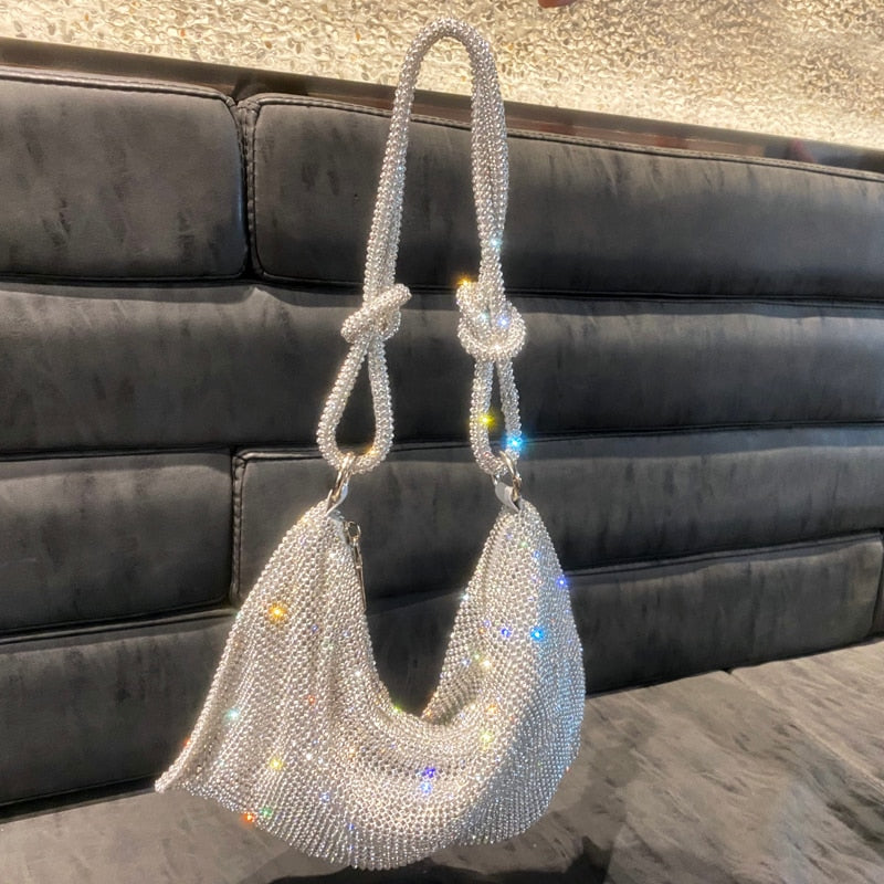 Rhinestones Shoulder Bag