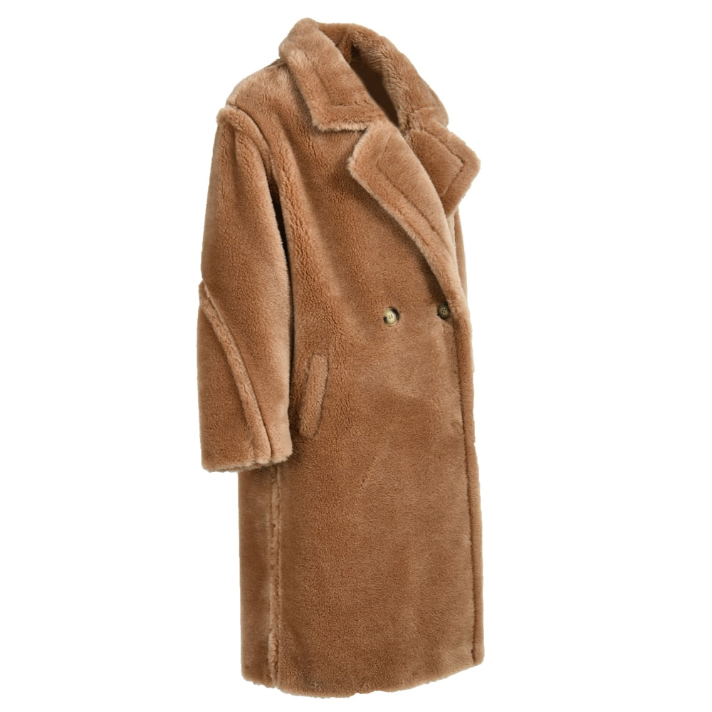 Real Wool Teddy Coat