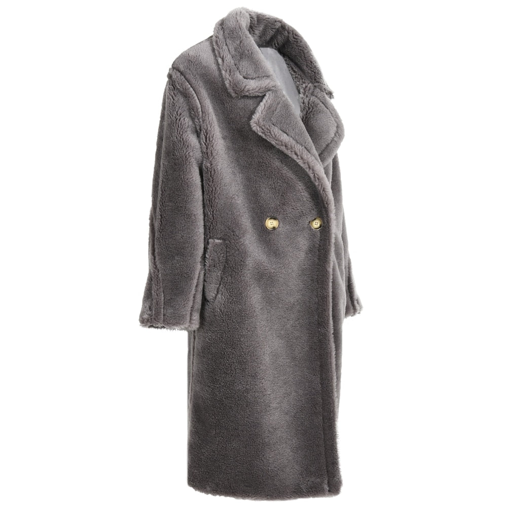 Real Wool Teddy Coat