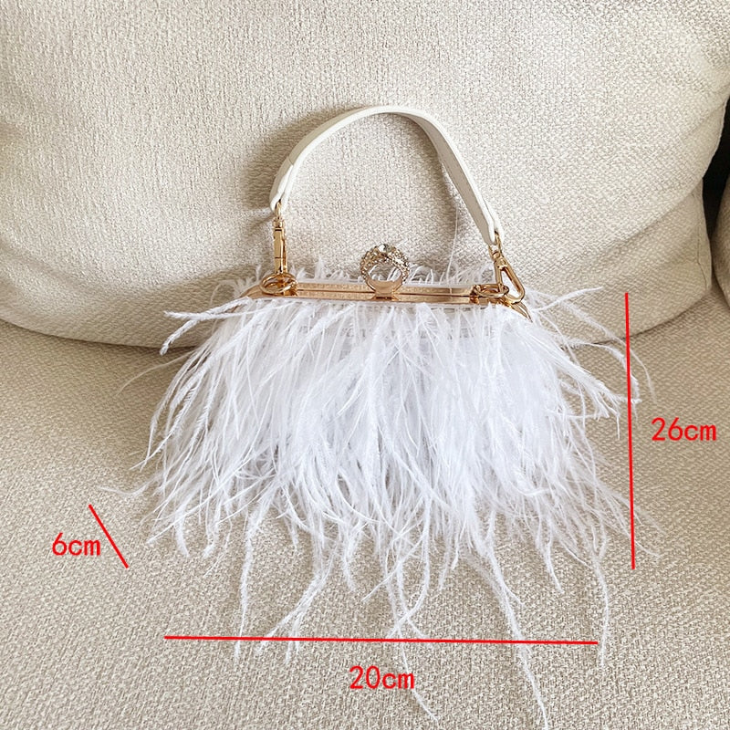 Feather Handbag